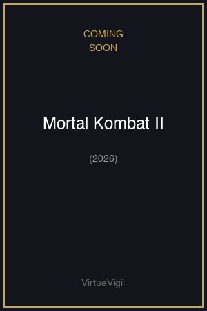 Mortal Kombat 2 poster